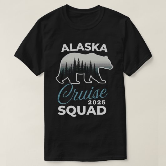 Alaska Cruise Squad 2025 Matching Family Group Ala T-shirt (Design voorkant)