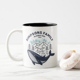 Alaska Cruise Trip Custom Family Matching Group Tweekleurige Koffiemok