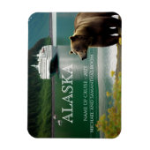 Alaska Cruise Vaart Beer Persoonlijk Magneet (Verticaal)