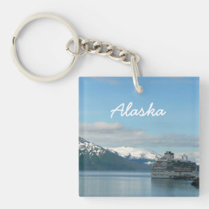 Alaska Cruise Vakantie Reis Fotografie Sleutelhanger