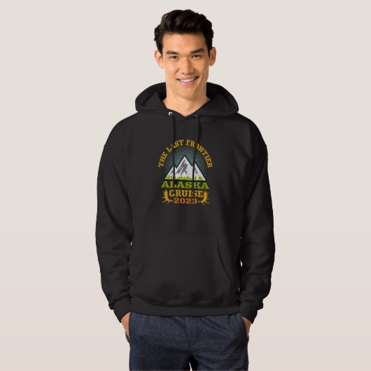 Alaska Cruise Wear Essential 2023 The Last Frontie Hoodie (Voorkant volledig)