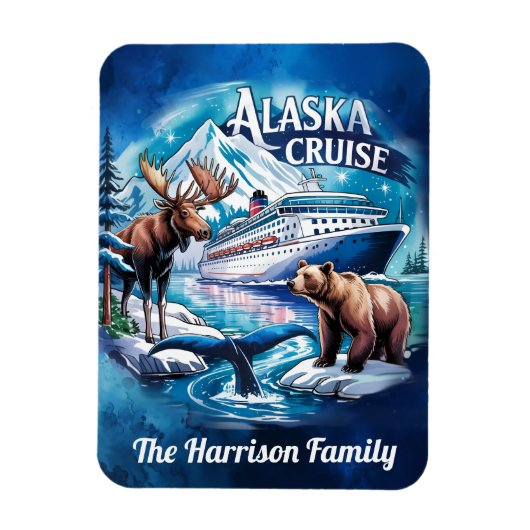 Alaska Cruisehut Kamer Magneet (Verticaal)