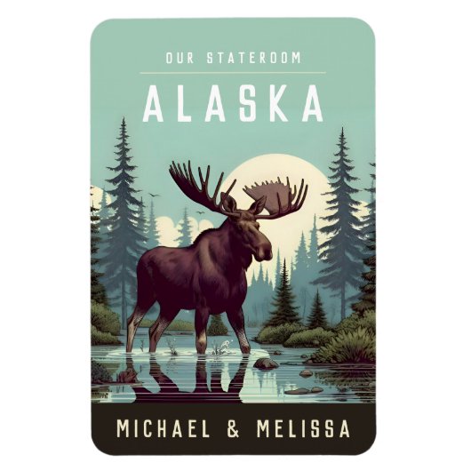 Alaska Cruisehut Magneet (Verticaal)