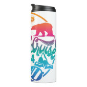 Alaska cruiseschip vakantie ontwerp thermosbeker (Geroteerd rechts)