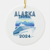 Alaska Cruisin' 2024 Keramisch Ornament (Voorkant)