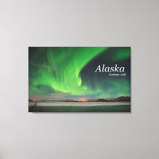 Alaska Curtain Call Canvas Afdruk (Voorkant)
