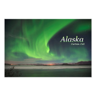 Alaska Curtain Call Foto Afdruk