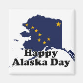 Alaska Dag Magneet (Voorkant)