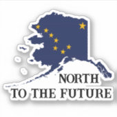 Alaska Dag Sticker (Voorkant)