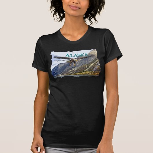 Alaska Dames Twofer Sheer (uitgerust) T-shirt (Voorkant)