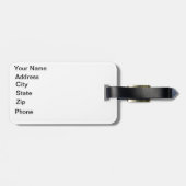 Alaska Dance in het moonlicht Bagagelabel (Achterkant horizontaal)