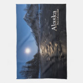 Alaska Dance in het moonlicht Theedoek (Verticaal)