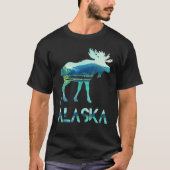 Alaska Day Moose T-shirt (Voorkant)