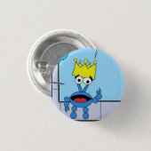 Alaska de krab ronde button 3,2 cm (Voorkant /achterkant)