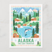 Alaska de laatste Amerikaanse grens zomerreis Briefkaart (Voorkant)