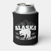 Alaska de laatste Beer van de grenspolitie Blikjeskoeler (Blikje Achterkant)