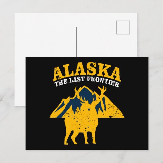 Alaska de laatste grens briefkaart (Voorkant / Achterkant)