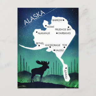 Alaska de laatste grens briefkaart