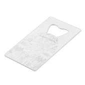 Alaska de laatste grens creditkaart flessenopener (Achterkant Gekanteld)