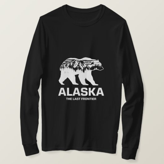 Alaska De laatste grens  Moose Souvenir T-shirt (Design voorkant)