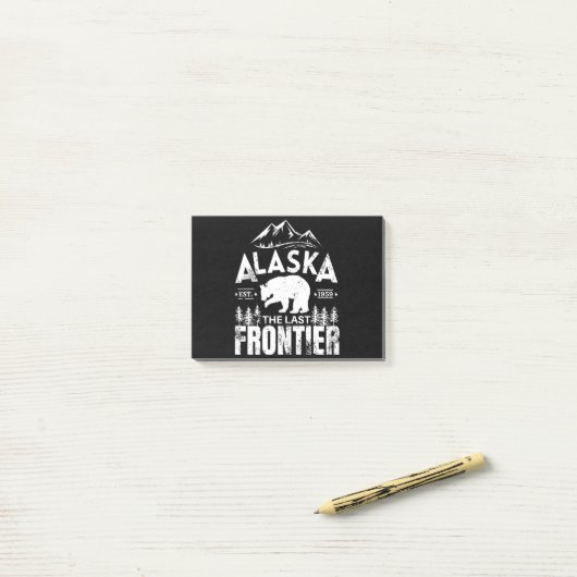 Alaska de laatste grens post-it® notes (Op bureau)