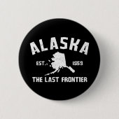 Alaska de laatste grens ronde button 5,7 cm (Voorkant)