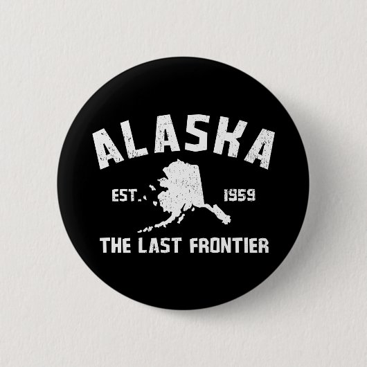 Alaska de laatste grens ronde button 5,7 cm (Voorkant)