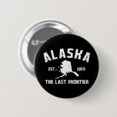 Alaska de laatste grens ronde button 5,7 cm (Voorkant /achterkant)