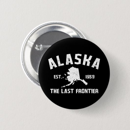 Alaska de laatste grens ronde button 5,7 cm (Voorkant /achterkant)