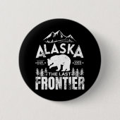 Alaska de laatste grens ronde button 5,7 cm (Voorkant)