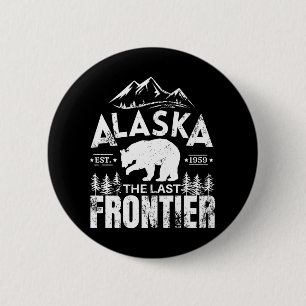 Alaska de laatste grens ronde button 5,7 cm