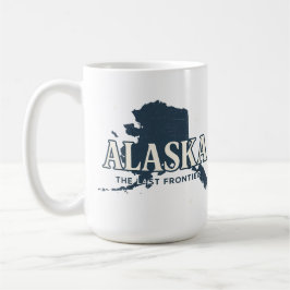 Alaska de laatste grens staat kaart koffiemok