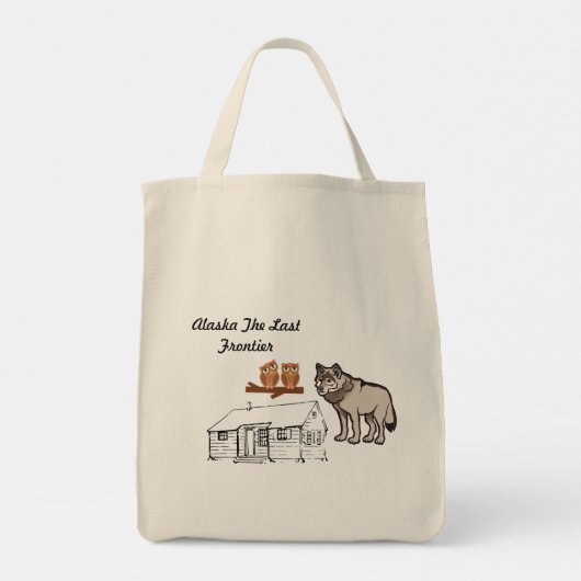 Alaska de laatste grens tote bag (Achterkant)