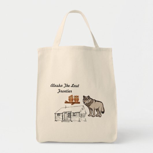 Alaska de laatste grens tote bag (Voorkant)