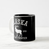 Alaska de laatste grens tweekleurige koffiemok (Voorkant links)