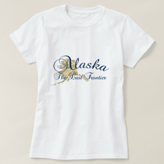 Alaska de laatste grens van T-Shirt (Design voorkant)