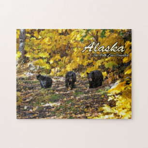 Alaska de weg minder gereisd legpuzzel