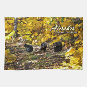 Alaska de weg minder gereisd theedoek
