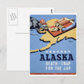 Alaska_Death_Trap_Propaganda poster Briefkaart (Voorkant / Achterkant)