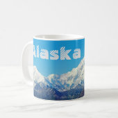 Alaska Denali koffiemok landschap souvenir (Voorkant links)