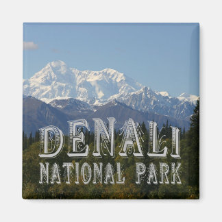 Alaska Denali Nationaal Park Mount McKinley Magnet