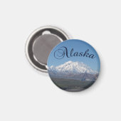 Alaska Denali Nationaal Park Mount McKinley Magnet (Voorkant / Achterkant)