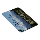 Alaska Denali Nationaal Park Mount McKinley Magnet Magneet (Rechterzijde)