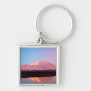 Alaska, Denali National Park, Mt. McKinley bij Sleutelhanger