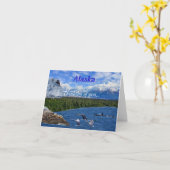Alaska denkt aan jou kaart (Gele Bloem)