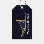 Alaska Dog Sled Mail Cadeaulabel (Voorkant)