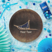 Alaska Dog Sled Mail Papieren Bordje (Feest)