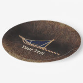 Alaska Dog Sled Mail Papieren Bordje (Gekanteld)