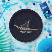 Alaska Dog Sled Mail Papieren Bordje (Feest)