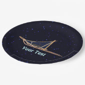 Alaska Dog Sled Mail Papieren Bordje (Gekanteld)